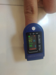 Пульсоксиметр на палець пульсометр оксиметр апарат прилад для вимірювання виміру сатурації кисню в крові AB88 (ab-8812) фото від покупців 5