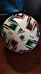 Мяч футбольный Adidas Uniforia Euro 2020 OMB FH7362 №5 Белый