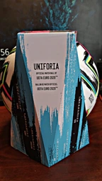 Мяч футбольный Adidas Uniforia Euro 2020 OMB FH7362 №5 Белый фото от покупателей 2