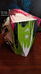 Мяч футбольный Adidas Uniforia Euro 2020 OMB FH7362 №5 Белый фото от покупателей 1