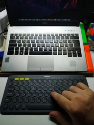 Клавіатура бездротова Logitech K380 Graphite (920-007584) фото від покупців 13