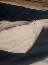 Утяжеленное (тяжелое) сенсорное одеяло GRAVITY 150x220см 12кг Серое фото от покупателей 1