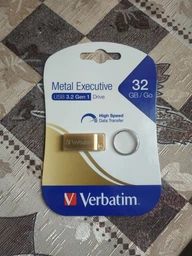 Флеш память USB Verbatim Metal Executive 64GB USB 3.2 Gen1 Gold (99106) фото от покупателей 14