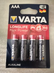 Батарейка Varta Longlife Max Power AAA LR03 Alkaline Blue фото от покупателей 5