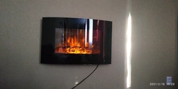 Электрокамин с обогревом Electrolux EFP/W-1200URLS Черный (НС-1052290)
