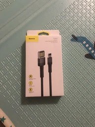 Кабель Lightning > USB Baseus Cafule Special Edition 2.4A 1.0m (CALKLF-GG1) Gray фото від покупців 8