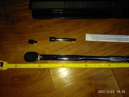Динамометрический ключ Intertool 1/2" переходник 1/2 x 3/8, удлинитель 125 мм 1/2" 28-210 NM (XT-9007) фото от покупателей 2