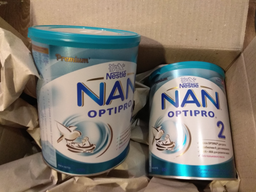 Детская смесь молочная сухая NAN 2 Optipro с 5 олигосахаридами и L. Reuteri для детей от 6 месяцев 800 г (8445291444256) фото от покупателей 10