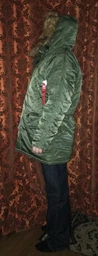 Парка Alpha Industries Slim Fit N-3B Parka 4XL Maroon/Orange фото від покупців 7