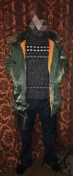 Парка Alpha Industries Slim Fit N-3B Parka 4XL Maroon/Orange фото від покупців 6