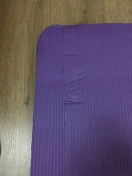 Килимок для йоги та фітнесу тришаровий 15 мм, захист колін та спини, нековзний 180х60 см, IVN CH-4406 фото від покупців 8
