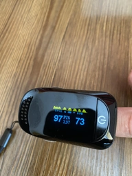 Пульсоксиметр оксиметр IMDK Medical A2 (C101A2) пульсометр на палец Апарат для измерения кислорода в крови Измеритель кислорода Точный Black