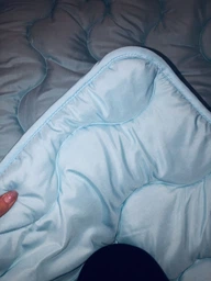 Набор антиаллергенный EcoSilk Супер Теплый №1658 Eco Light Blue (одеяло + подушка 50х70 средняя) (2200002654944) фото от покупателей 1
