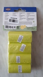 Упаковка пакетов для уборки за животными Trixie 20х4 шт Желтые(4047974234730) фото от покупателей 5