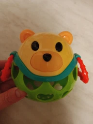 Игрушка с погремушкой интерактивная Мишка Зеленый Canpol babies (5901691820661)