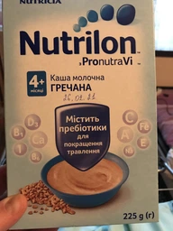 Молочная каша Nutrilon Гречневая 4+ 225 г (5900852027062)