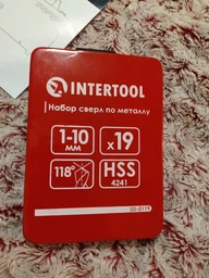 Набір свердел по металу Intertool HSS 19шт (1.0-10.0) SD-0119 фото від покупців 1