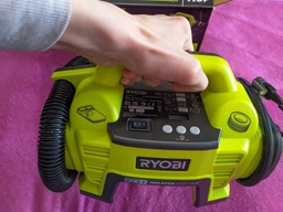 Автокомпресор акумуляторний Ryobi ONE+ R18i-0 (5133001834) фото від покупців 1