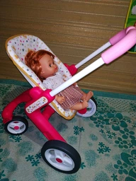 Коляска Smoby Baby Nurse для прогулок с поворотными колесами (251223) фото от покупателей 4
