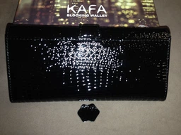 Кошелек женский кожаный Kafa RFID AE031 красный фото от покупателей 16