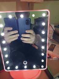 Зеркало для макияжа с подсветкой Magic MakeUp Mirror 16 LED Белое фото от покупателей 7