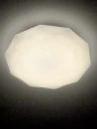Люстра светодиодная потолочная LUMINARIA ALMAZ 60W RGB R495 SHINY 220V IP20, LED светильник с пультом ДУ фото от покупателей 9