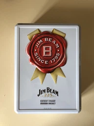Виски Jim Beam White 4 года выдержки 0.7 л 40% + 2 бокала в железной коробке (5060045588715) фото от покупателей 5