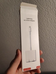 Перехідник Lightning - 3.5 mm перехідник для iPhone на AUX 3.5 mm і навушники адаптер на iPad для навушників AUX кабель перехідник 3.5 PAVLYSH (PA-44) фото від покупців 16