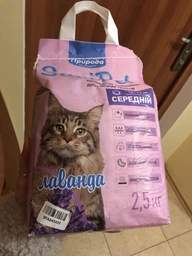 Наповнювач бентонітовий Sani Pet 5 кг середній з лавандою фото від покупців 5