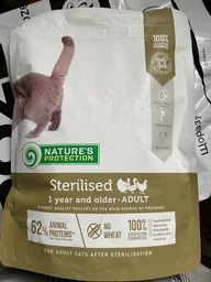 Сухой корм для стерилизованных кошек и кошек Nature's Protection Sterilised 7кг фото от покупателей 4