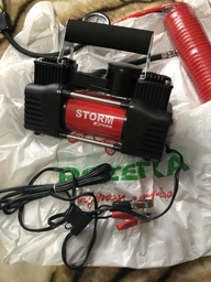 Автокомпрессор Storm Bi-Power двухпоршневый с зажимами АКБ 10 Атм 85 л/мин 360 Вт (20400) фото от покупателей 10