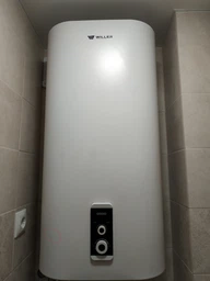 Водонагреватель WILLER Grand, 2,0 кВт, "сухой" ТЭН, 80 л, вертикальный, прямоугольный, зеленый (EV80DR) фото от покупателей 18