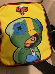 Набор сумка через плечо и пенал Леон Бравл Старс Brawl Stars желтого цвета фото от покупателей 1