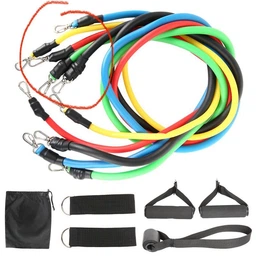 Набор эспандеров для фитнеса в чехле многофункциональный 5 жгутов Power Resistance Bands фото от покупателей 1