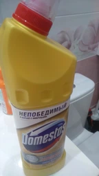 Средство для чистки унитаза Domestos Ультра Блеск 1 л (8714100707876) фото от покупателей 1