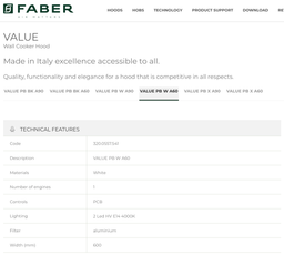 Витяжка FABER VALUE PB 4 2L W A90 фото от покупателей 3
