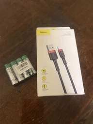 Кабель Baseus Cafule Cable Lightning – USB 1.0 м 2 A Black (CALKLF-BG1) фото від покупців 1