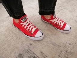 Женские кеды низкие Converse Chuck Taylor All Star Ox Red M9696C 36 (3.5) 22.5 см Красные (886952782597)