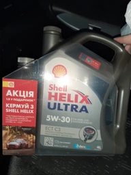 Моторна олива Shell Helix Ultra ECT C3 5W-30 4 л (550050441) фото від покупців 9