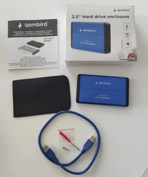 Зовнішня кишеня Gembird EE2-U3S-2-B для 2.5" HDD/SSD USB 3.0