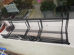 Подставка под цветы Adore Décor "Балконная", черная фото от покупателей 4