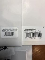 Гидрогелевая пленка ArmorStandart для Apple Watch 1/2/3 42 mm 6 шт. (ARM57914) фото от покупателей 4