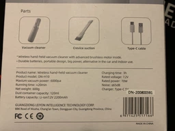 Пылесос Doni Handheld Vacuum Cleaner White (DN-H10). 51692 фото від покупців 1