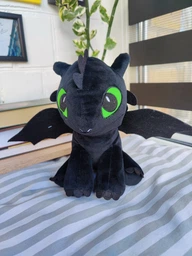 М'яка іграшка KinderToys «Як приручити дракона?». Улюблена іграшка Дракоша Беззубик (00688-1)