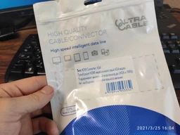 Переходник Ultra HDMI A Plug - VGA 0.2 м (UC-01) фото от покупателей 7