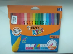 Фломастери Bic Kids Visa 880 12 кольорів (bc888695) фото від покупців 3