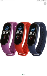 Комплект ремінців MRK для Xiaomi Mi Band 5/6/7 Galaxy три ремінці + металева кнопка (mrk7766) фото від покупців 5