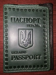 Обкладинка на паспорт Shvigel leather-16132 Сіра фото від покупців 2