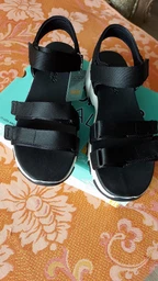Жіночі сандалі Skechers D`Lites Fresh Catch Black/White 39,5 Чорний 31514-BLK фото от покупателей 2