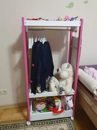 Стойка для одежды Fenster Малюк Розовый фото от покупателей 3